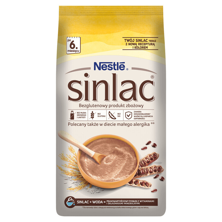 Nestle Sinlac, glutenvrij graanproduct, na 6 maanden, 500 g