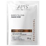 Apis Professional Coffee Shot, Bio revitalisierende Algenmaske, 20 g