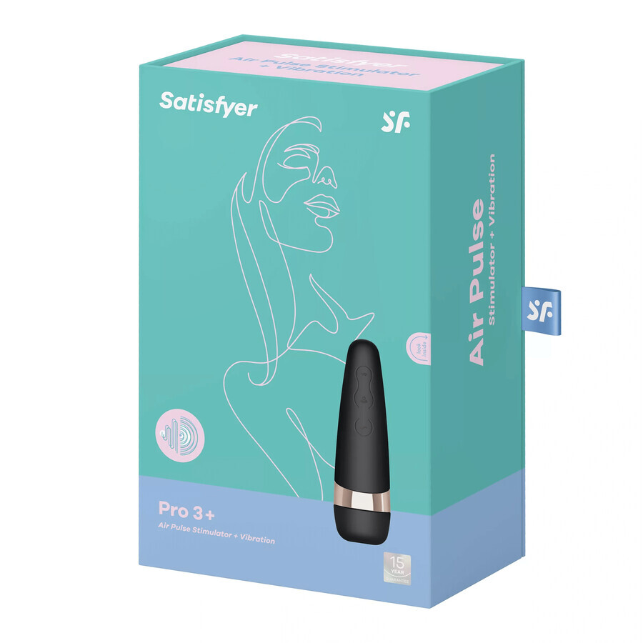 Satisfyer Pro 3+, berührungslos vibrierendes Klitoris-Massagegerät