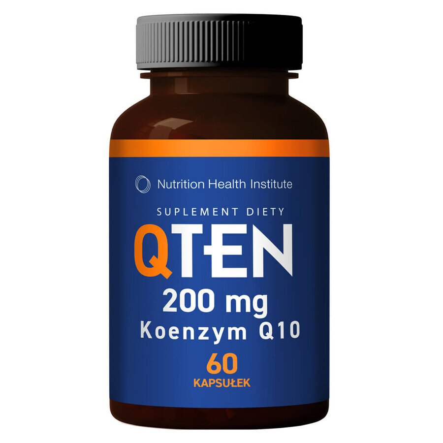 Qten, Coenzym Q10 200 mg, 60 Kapseln