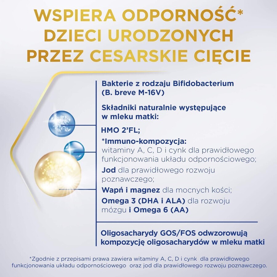 Set Bebilon Profutura Profutura CesarBiotik 2, latte di proseguimento, dopo 6 mesi, 3 x 800 g + Mustela Bebe Enfant, gel lavante nutriente, 300 ml in omaggio