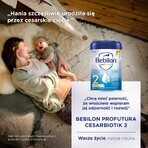 Set Bebilon Profutura Profutura CesarBiotik 2, latte di proseguimento, dopo 6 mesi, 3 x 800 g + Mustela Bebe Enfant, gel lavante nutriente, 300 ml in omaggio