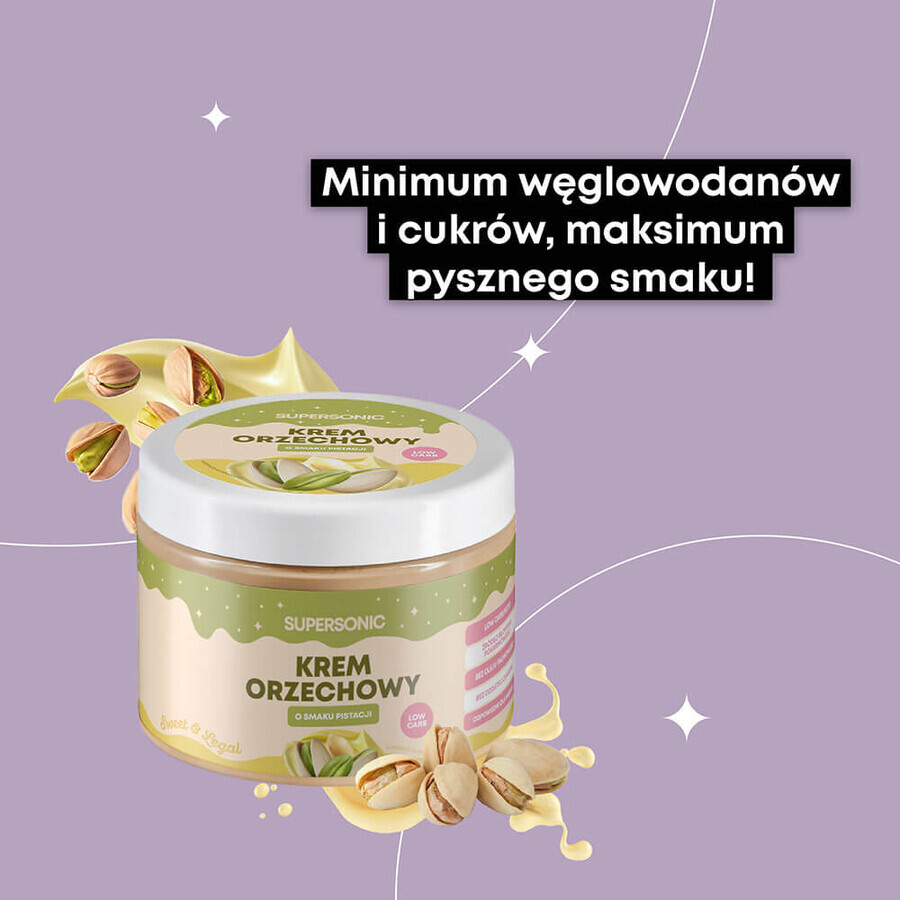 Supersonic, crema di nocciole, gusto pistacchio, 250 g