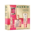 Nuxe Prodigieuse Floral Cult Set, Trockenöl, 50 ml + Duschgel, 100 ml + Parfüm, 15 ml + Duftkerze, 70 g