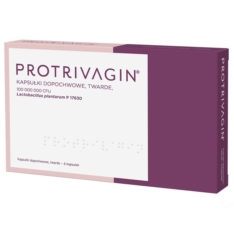 Protrivagin, 6 vaginal capsules