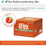 4Flex Active, Erdbeergeschmack, 30 Beutel