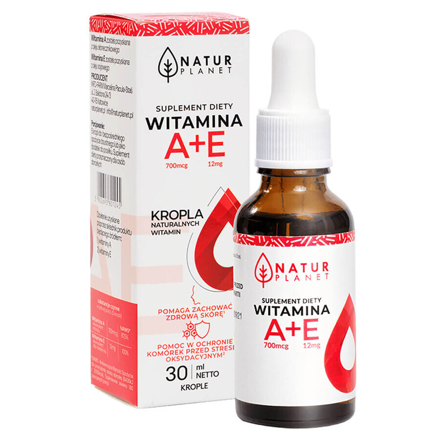 Natur Planet Vitamin A+E Tropfen, 30 ml