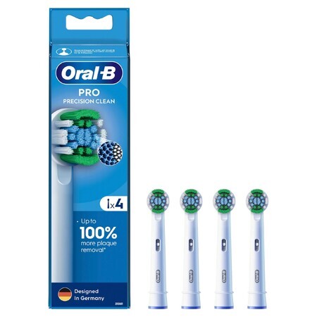 Oral-B Pro Precision Clean, Ersatzaufsätze für eine Clean Maximiser elektrische Zahnbürste, 4 Stück