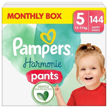 Pampers Harmonie Pants, Windeln, Größe 5, 12-17 kg, 144 Stück