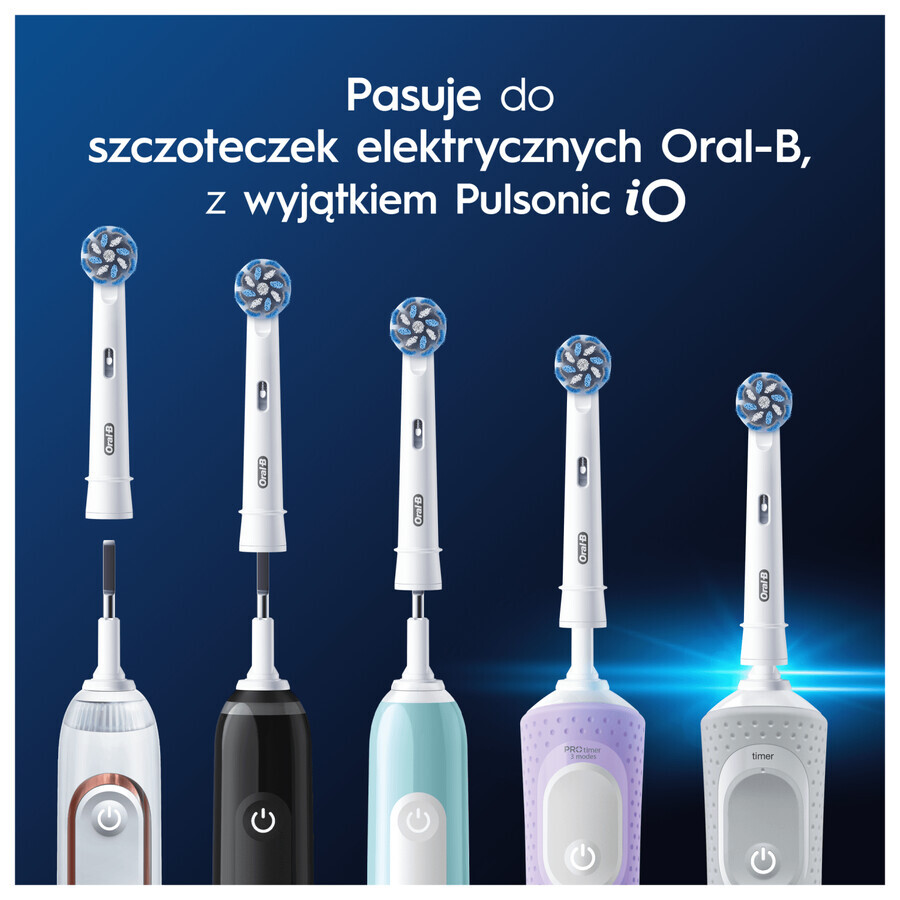 Oral-B Pro Sensitive Clean, Ersatzaufsätze für elektrische Zahnbürste, 2 Stück