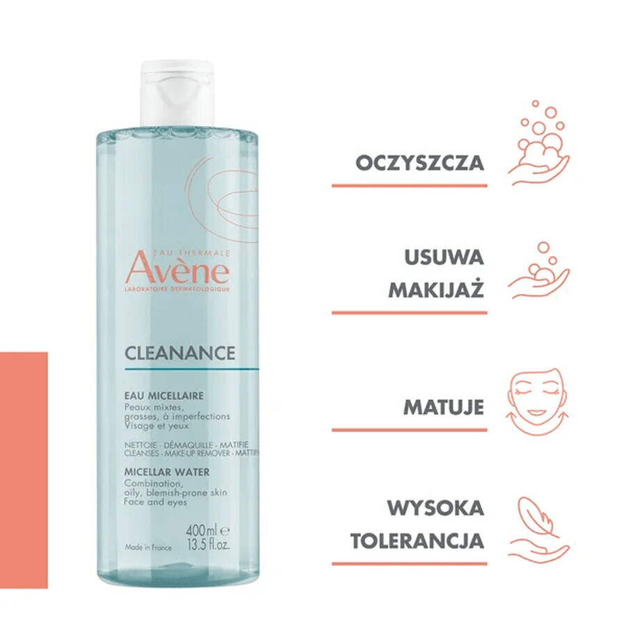 Avene Cleanance, Mizellenwasser, 400 ml