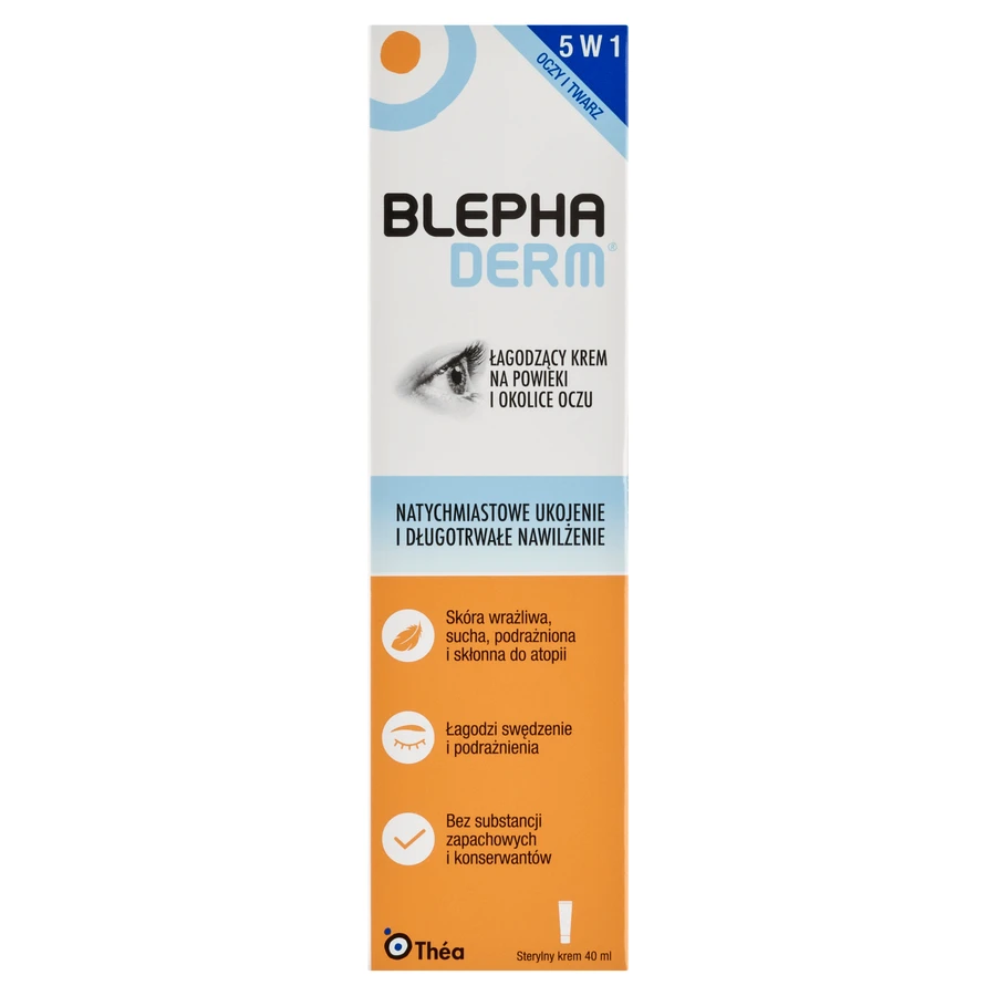 Blephaderm, verzachtende crème voor oogleden en oogzone, 40 ml