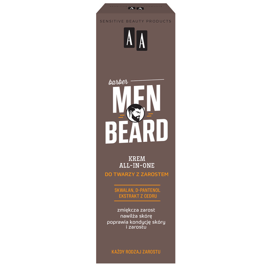 AA Men Beard, All-in-One-Gesichtshaarcreme, 50 ml