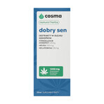 Cosma Cannabis Natuurlijke Kruiden Goede Slaap, extracten in hennepolie, druppels, 30 ml