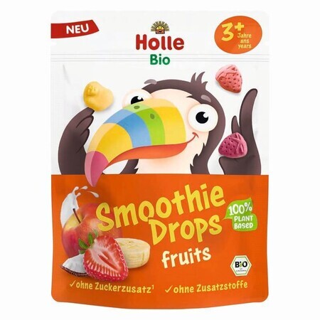 Bio-Fruchtsnacks Smoothie Drops, +3 Jahre, 15 g, Holle