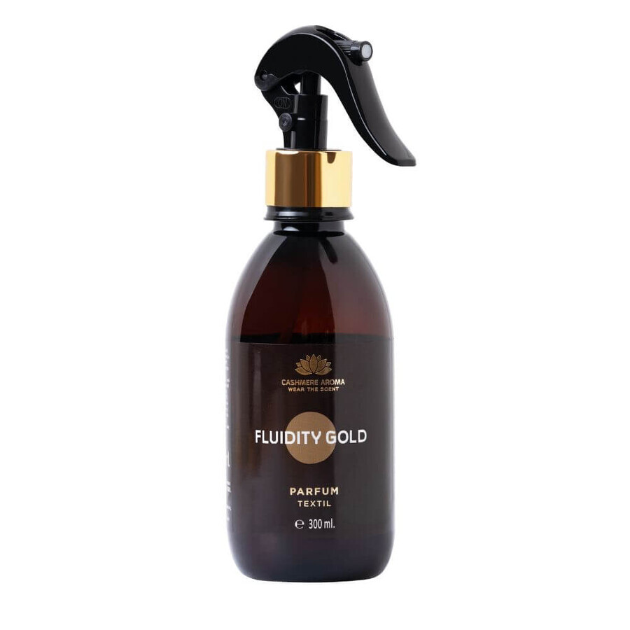 Textilparfüm Fluidity Gold, 300 ml, Kaschmir Aroma