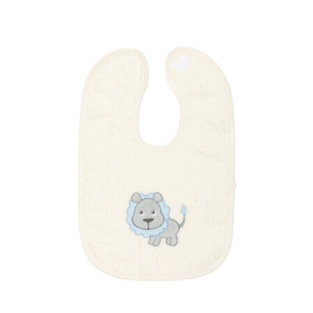 Baveta bumbac organic Leu, 27x39 cm, Fillikid