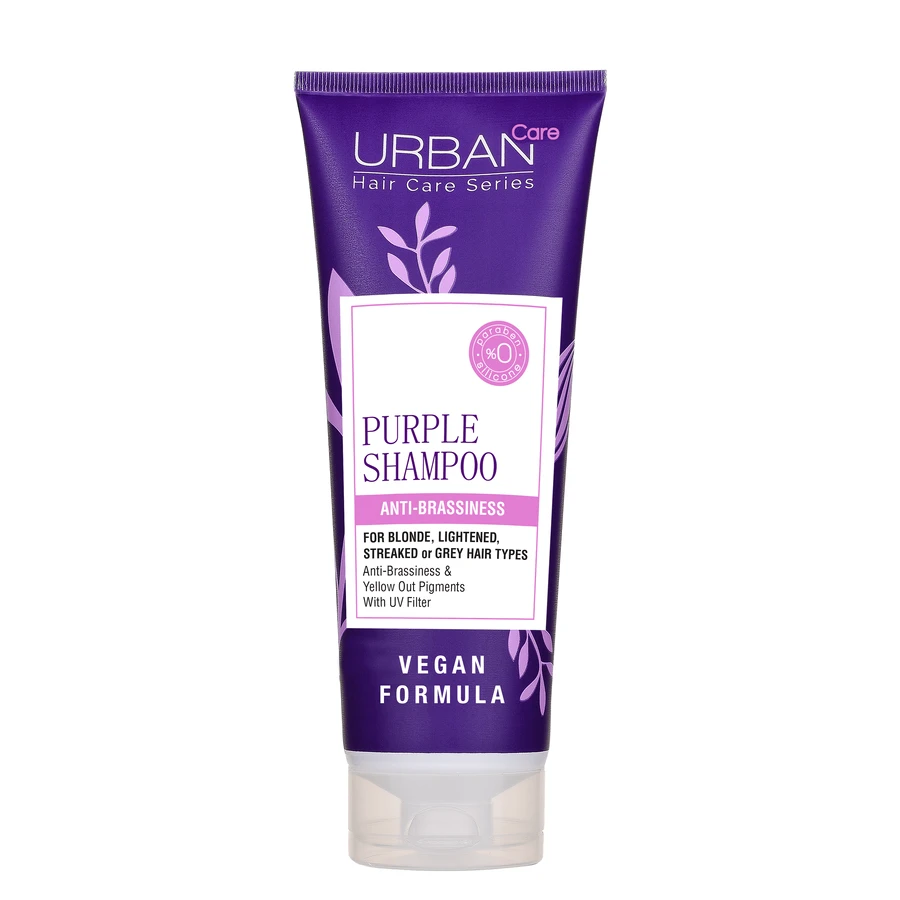 Lila Shampoo ohne Sulfate für blondes Haar, 250 ml, Urban Care