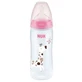 Temperatuurgeregelde zuigfles First Choice+, 6-18 maanden, 360 ml, Roze of Blauw, Nuk