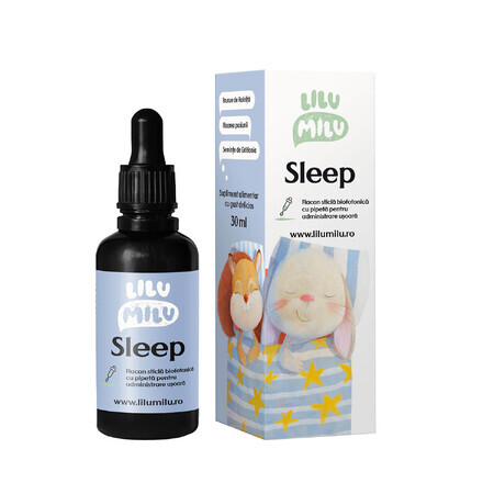 Gotas para dormir plácidamente Sleep Sleep, 30 ml, Lilu Milu