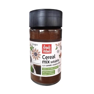 Błyskawiczna mieszanka organicznych zbóż, cykorii i fig, bez cukru, bez kofeiny, 100 g, Baule Volante