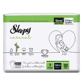 Baby Windeln Natural, Nr 7 XX Large, 20-30 kg, 32 Stück, Sleepy