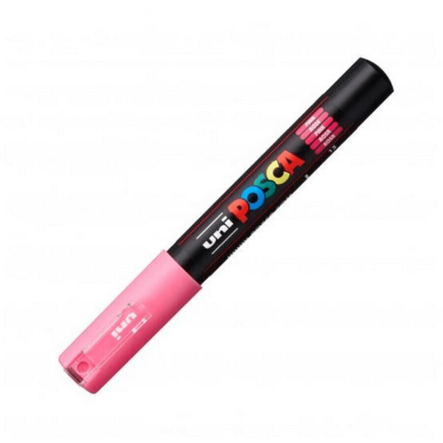 Water based marker PC-1M Uni, 0.7 MM, Pink, Posca