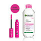 Garnier Skin Naturals Micellar Water + Maybelline New York Lash Sensational Firework Mascara, 400 ml + 10 ml, Loreal