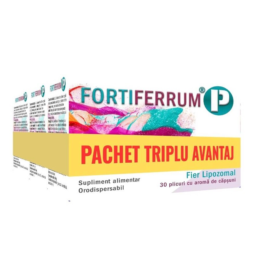 Paket Fortiferrum P 3x30 Beutel, Esvida Pharma