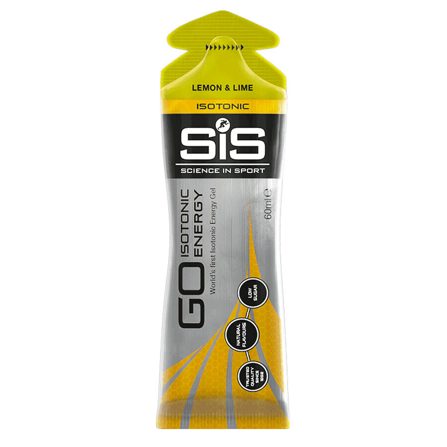 Isotonisches Energiegel mit Zitronen- und Limettengeschmack Sis GO Isotonic, 60 ml, Science In Sport