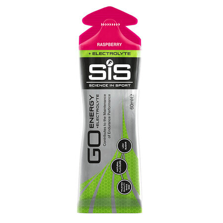 Gel elettrolitico Sis Go Energy al gusto di lampone, 60 ml, Science In Sport