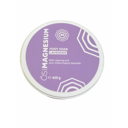 Baño de magnesio en copos para pies doloridos, 450 g, Osimagnesium