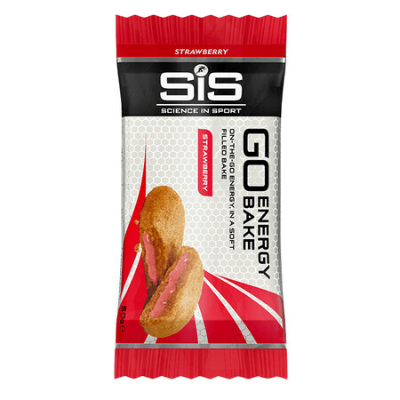 Sis Go Energy Bake Energiekuchen mit Erdbeergeschmack, 50 g, Science In Sport