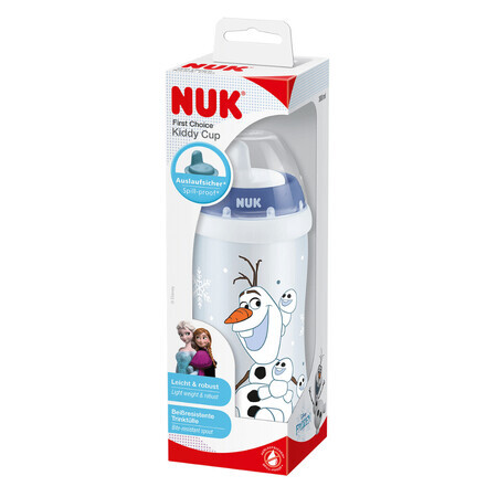 Olaf Kiddy Disney Frozen, +12 Monate, 300 ml, mit Anti-Krümmungs-Schnabel, Nuk