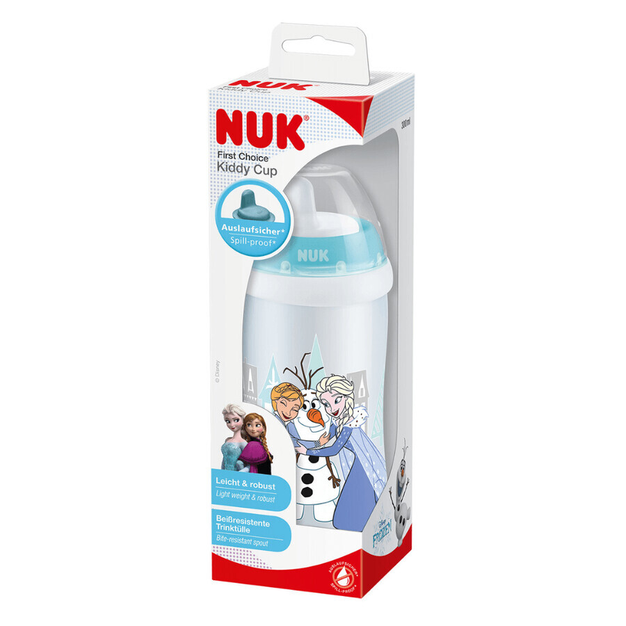 Becher mit Anti-Hals-Schnabel Princess Kiddy Disney Frozen, +12 Monate, 300 ml, 1 Stück, Nuk