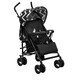 Sportkinderwagen Elia, von Geburt bis 15 kg, Schwarz, Lionelo