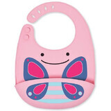 Foldable silicone butterfly bib, 232202, SkipHop