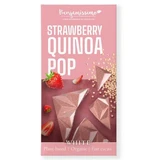 Organic white chocolate with strawberries and quinoa, 60 g, Benjamisimo