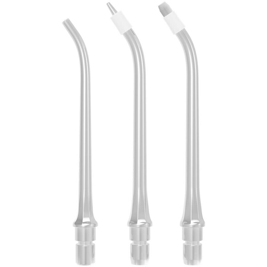 Set of mouth irrigator heads, 3 pieces, Aeno