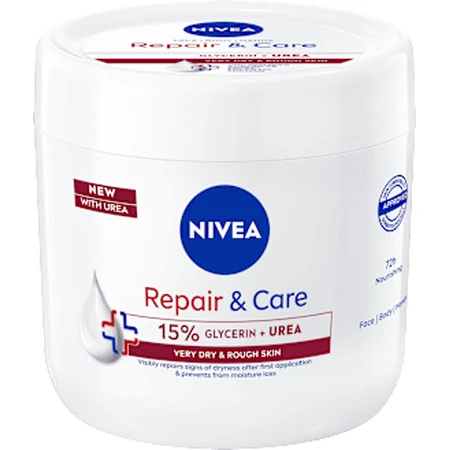 NIVEA Cremă cu 15% Glicerină și Uree, 400 ml