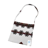 Carol cotton bag, 22 x 22 cm, Steluta White/Green, Baltic Bebe