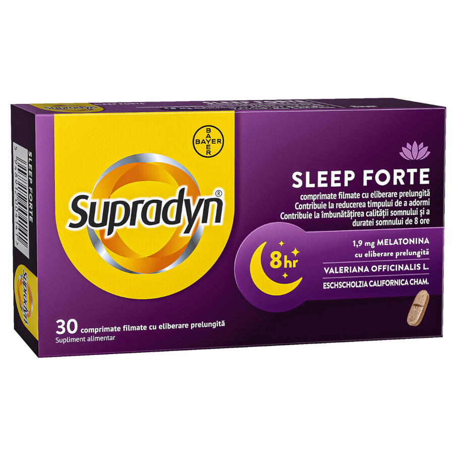 Supradyn Sleep Forte, 30 comprimés pelliculés, Bayer