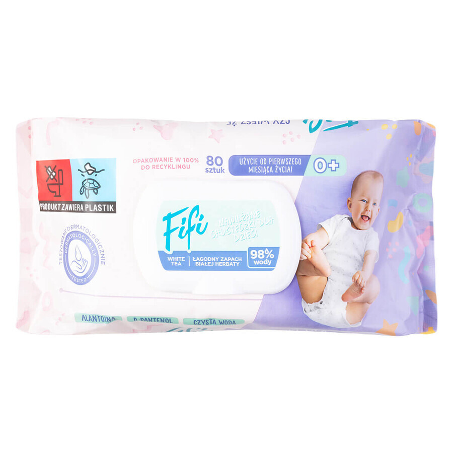 Opharm Fifi Set, Feuchttücher für Kinder, 10 x 80 Stück