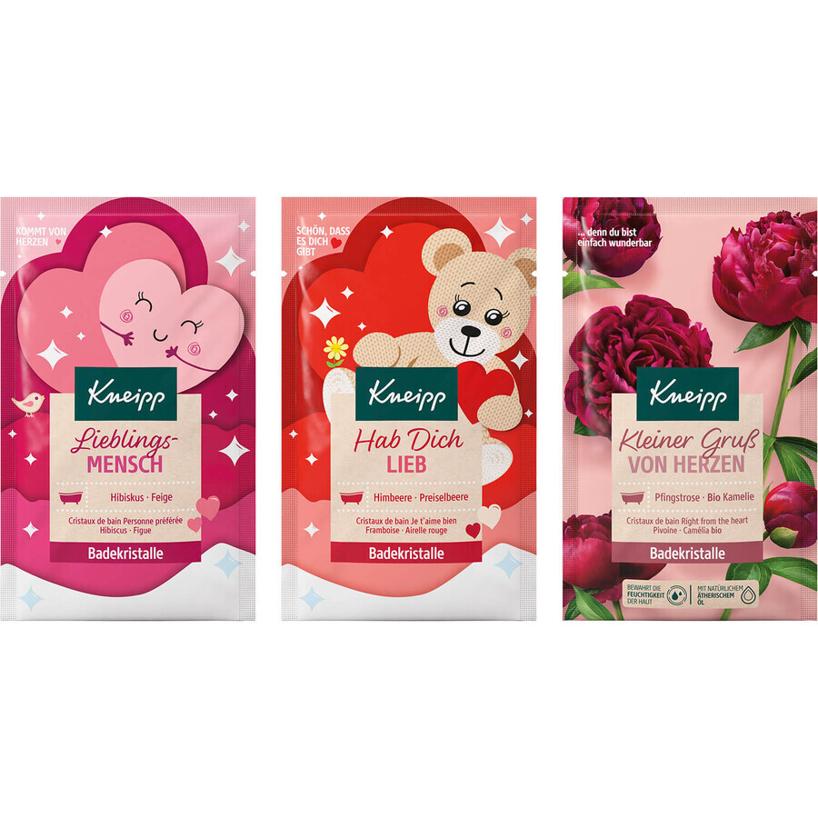 Kneipp Set Uit het hart voor jou, badzout, 3 x 60 g