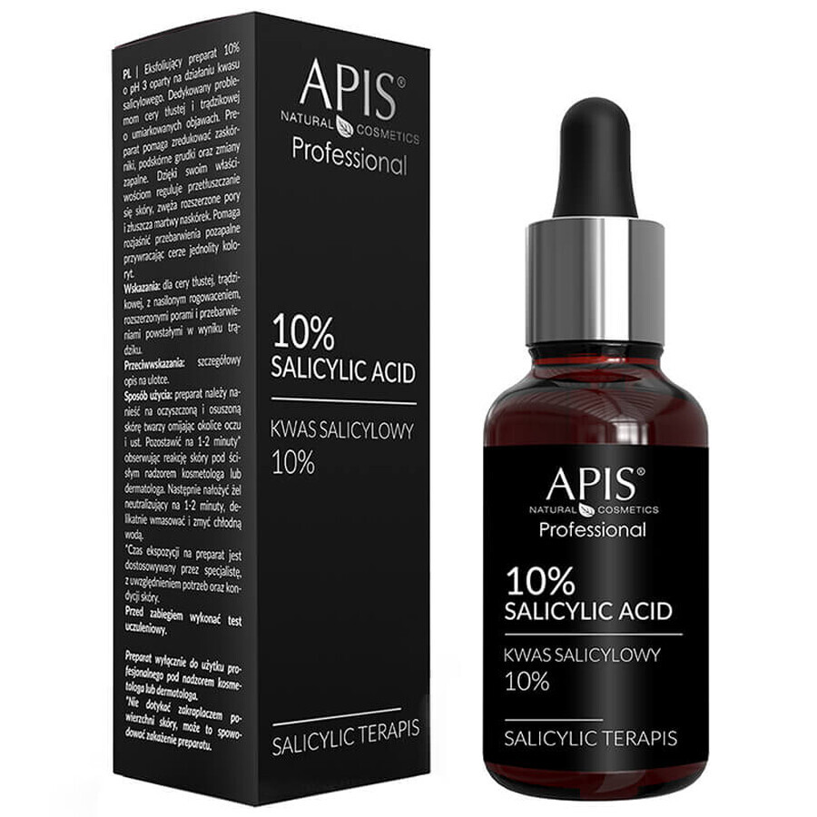 Apis Professional Salicylsäure 10%, Peeling-Präparat, 30 ml