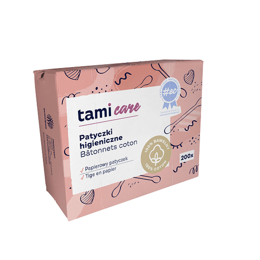 Ökohygienische Essstäbchen, 200 Stück, Tami