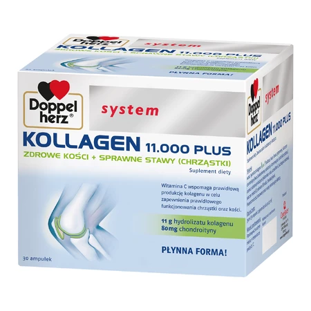 Doppelherz System Kollagen 11000 Plus, 2 x 30 Fläschchen, Quisser Pharma