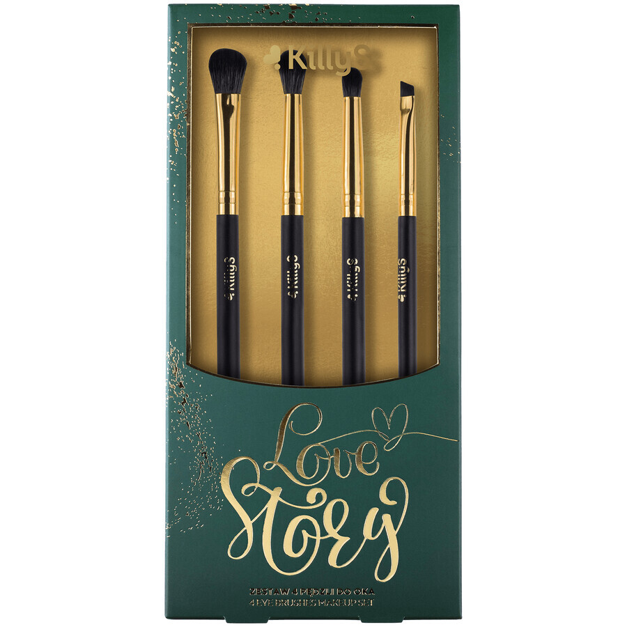 KillyS Love Story Set, Augen Make-up Pinsel, 4 Stück