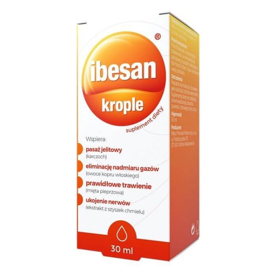 Set Ibesan Butyrate, 60 capsules + Ibesan, drops, 30 ml free