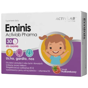 Activlab Pharma Eminis, Erdbeergeschmack, 30 Tabletten